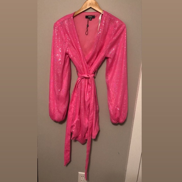 robe sequin missguided